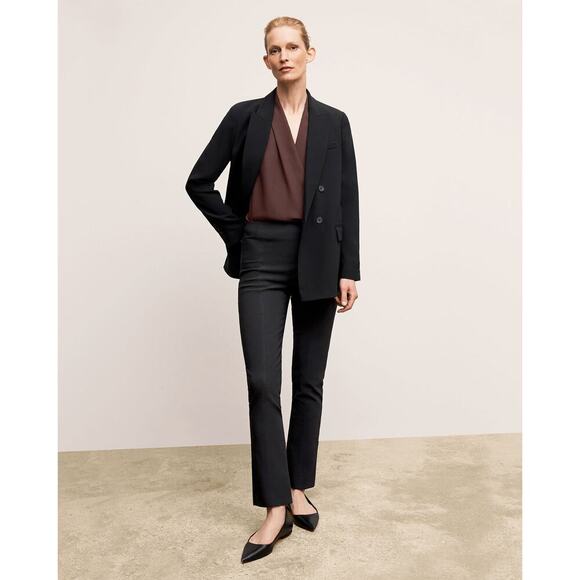 MM Lafleur The Foster Cigarette Pant - PowerStretch - Black - Size 8 - Picture 1 of 4